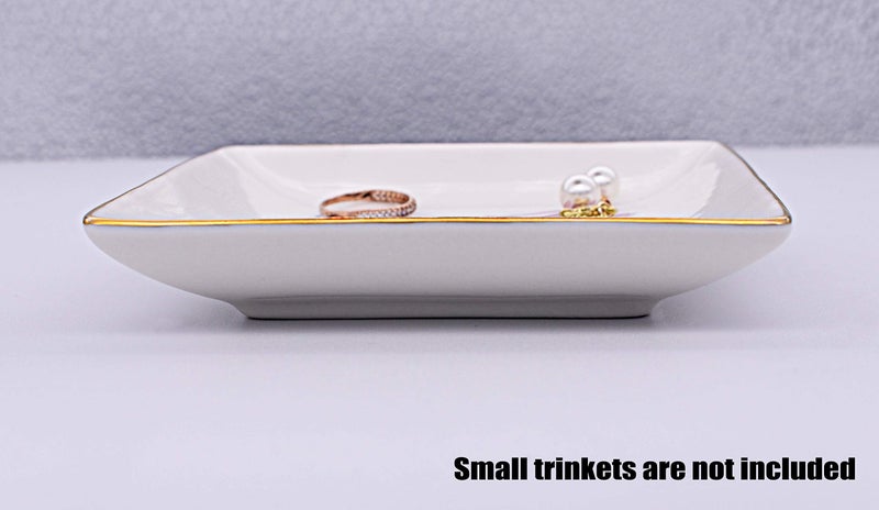 Topthink Happy Retirement Gifts for Women-Female Retirement Keepsake-Ring Dish, Ceramic Ring Holder-Happy Retired Gifts for Teacher,Nurse,Doctor, Coworker, Friend,Mom,Nana,Sister,Grandma,Godmother,Boss Lady - Image 4